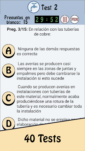 TestOpos Fontanería