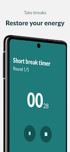 Screenshot 3 Concentration - Pomodoro timer android