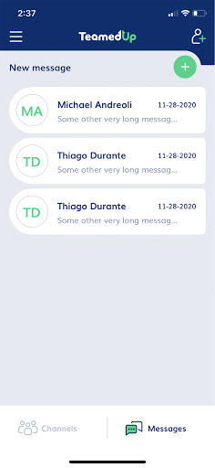 TeamedUp Screen 2