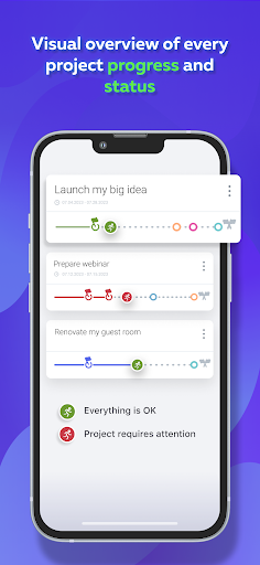 Android application WinGo Plan: goals & projects screenshort