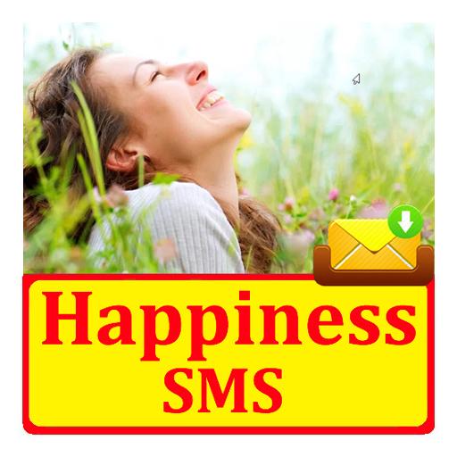 Happiness SMS Text Message logo