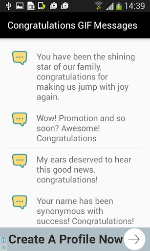 Congratulations GIF Messages