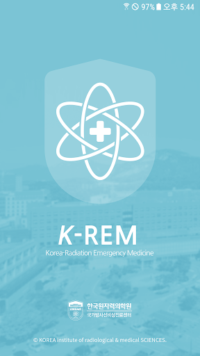 Android application K-REM 방사선비상진료 screenshort