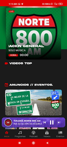 Esquina32 Radio Screen 3