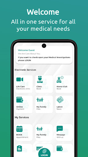 Android application TADAWI GENERAL HOSPITAL screenshort