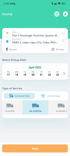 Android application eForwardmo screenshort