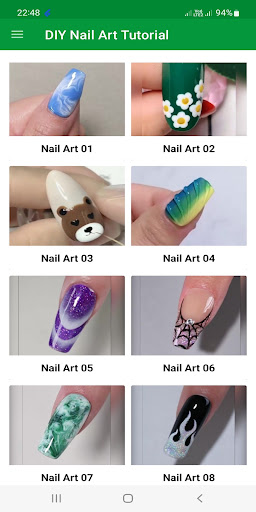 Android application DIY Nail Art Tutorial screenshort