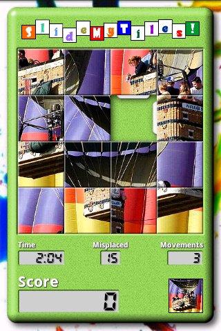 Android application SlideMyTiles! Lite screenshort