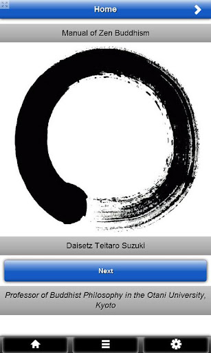 Android application Manual Of Zen Buddhism screenshort