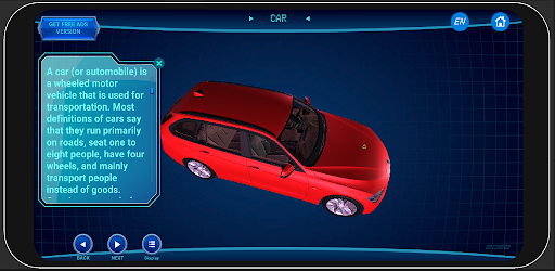 3D Car Engine Screen 2