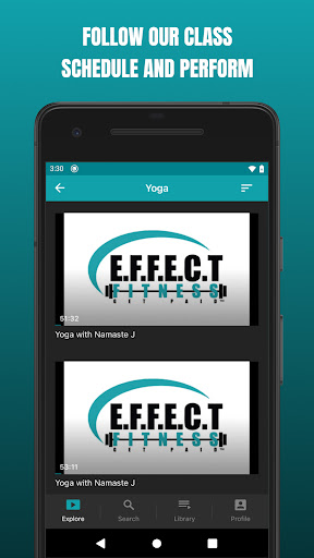 Screenshot of Effect Fitness On Demand