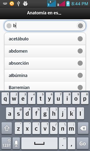 Diccionario Anatomia Humana Screen 2