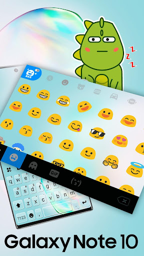 Galaxy Note 10 Keyboard Theme Screen 3