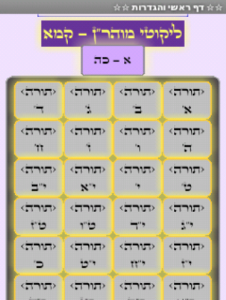 ליקוטי מוהר"ן Screen 2