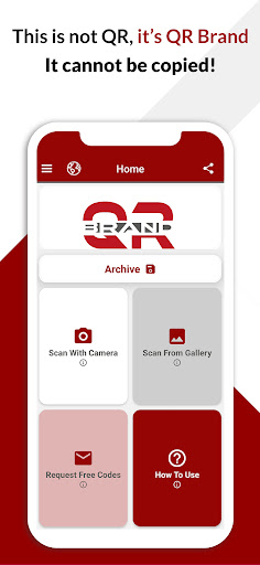 Android application QR Brand screenshort