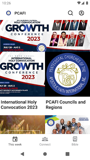 Android application PCAFI Mobile screenshort