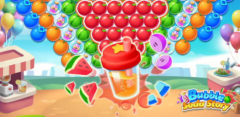 Bubble Soda Splash Fruit Shooter