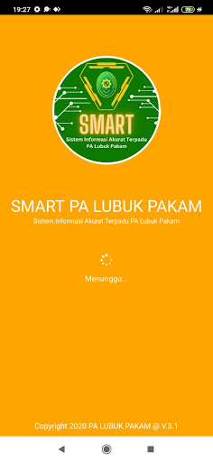 Android application SMART PA Lubuk Pakam screenshort