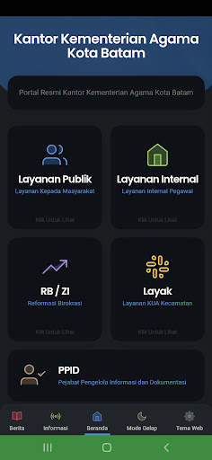 Android application Portal Kemenag Batam screenshort