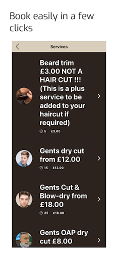 Belles Barbers Bonnybridge Screen 2