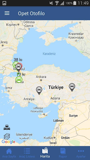 Opet Otofilo Mobil Uygulaması Screen 3