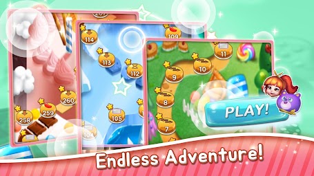 Sweet Jelly Candy Pop - Free offline match3 puzzle