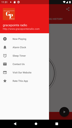 Gracepointe Radio Screen 2