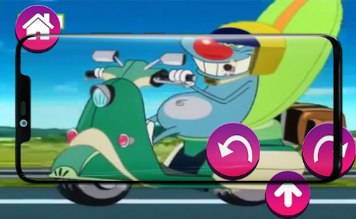 Oggy Bike Race Game 1.0 APK screenshots 3