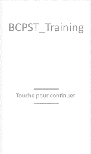 Android application BCPST_training screenshort