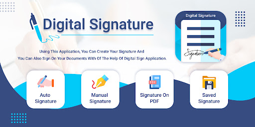Android application Digital Signature Maker E-Sign screenshort