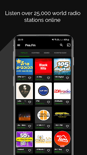 Pea.Fm - Radio online Screenshot 1 - AppWisp.com