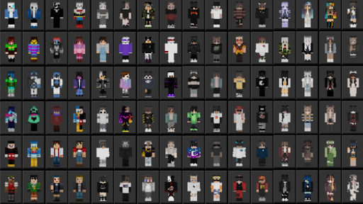 Android application MCPE 1K+ Skins screenshort