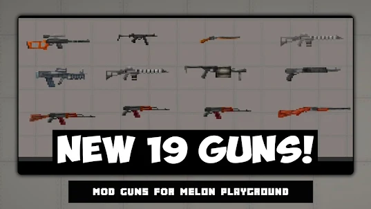 Gun Mod Melon Playground