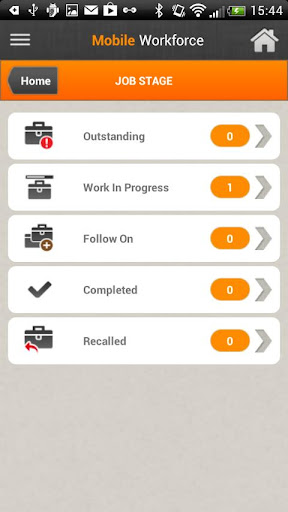 Mobile Workforce Screen 2