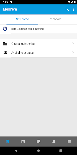 Android application Mellifera Learn screenshort