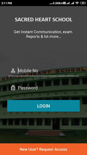 Android application Sacred Heart School Muzafarpur screenshort
