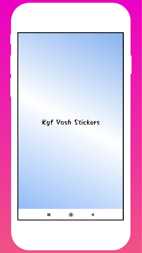 Android application Kgf Yash Stickers screenshort