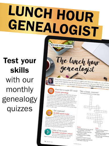 Screenshot of Family Tree Magazine