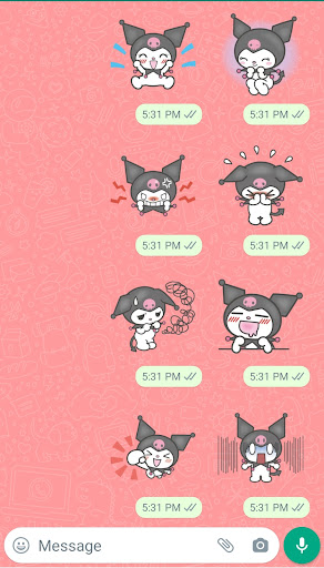 Kuromi stickers for WA