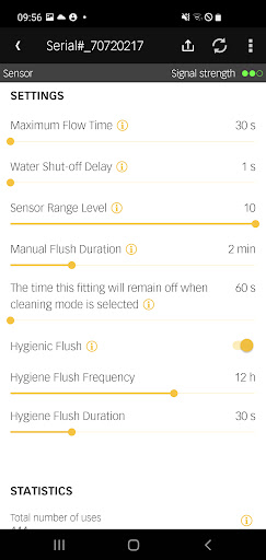 KEUCO Sensor Screen 3