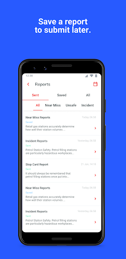 TotalEnergies Reporting App Screen 3