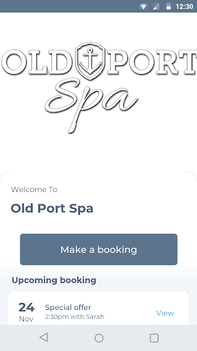 Android application Old Port Spa screenshort