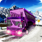 Snow Off-Road Hill Bus Driving icon