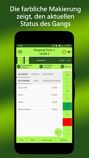 PosBill Mobile - mobile Erweit Screen 2
