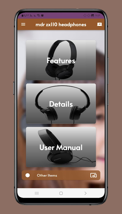 mdr zx110 headphones guide - 2 - (Android)