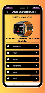 DM20C Smartwatch Guide