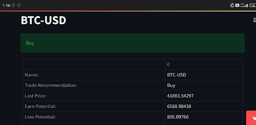 Crypto Analyst Screen 3