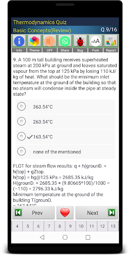 Thermodynamics Quiz Screen 3