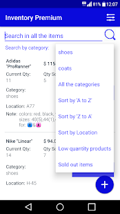 Inventory Management Premium Screenshot