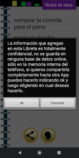 libreta de ideas Screen 3